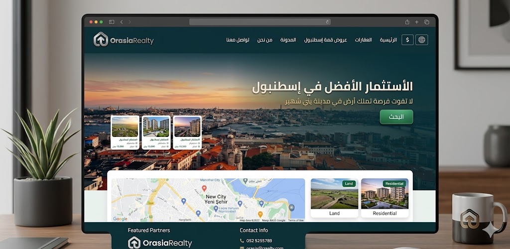 موقع شركة عقارية